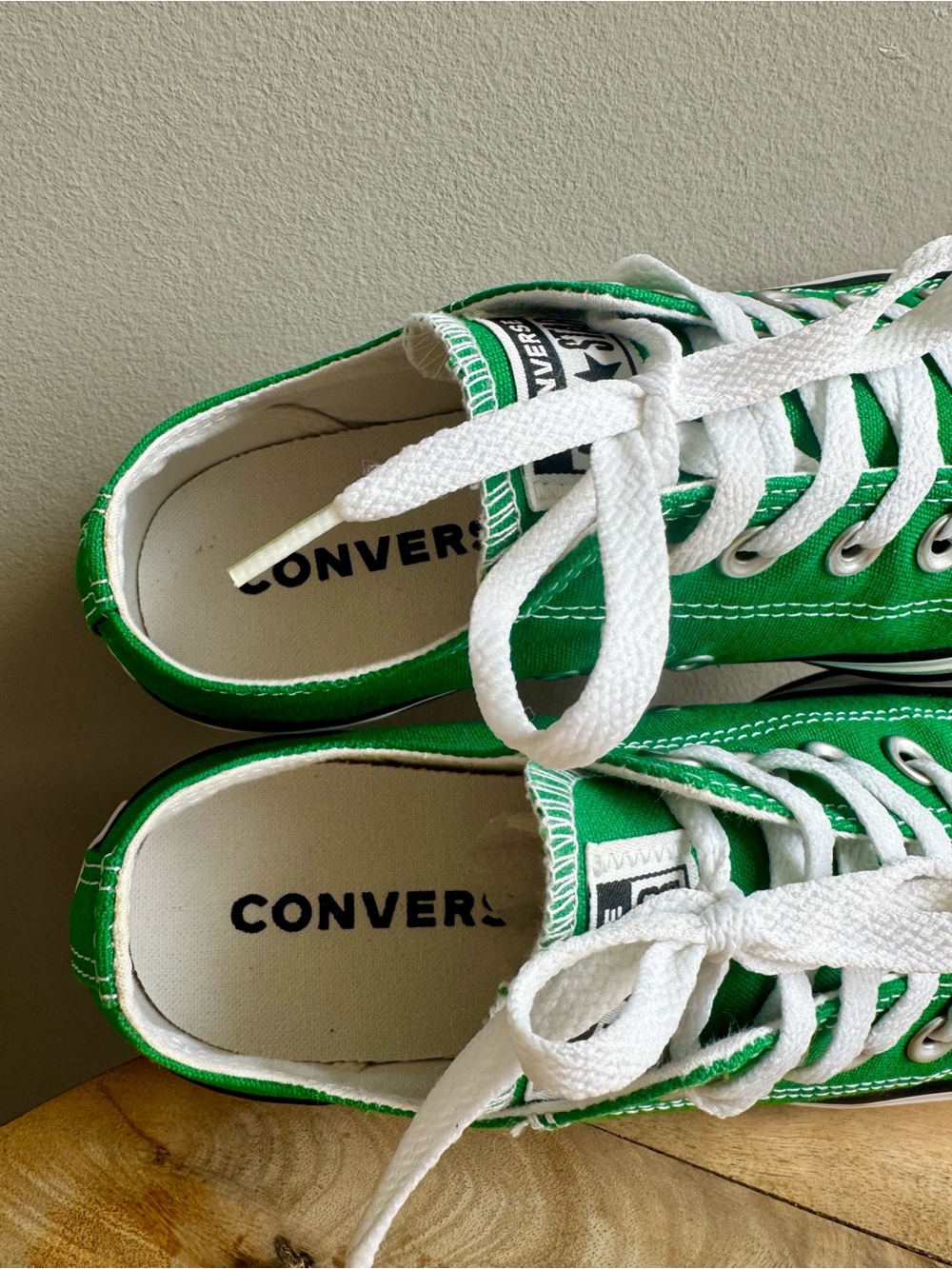 Converse Chuck Taylor All Star Low Retro Kelly Green Shoes Size 8 - Picture 8 of 10